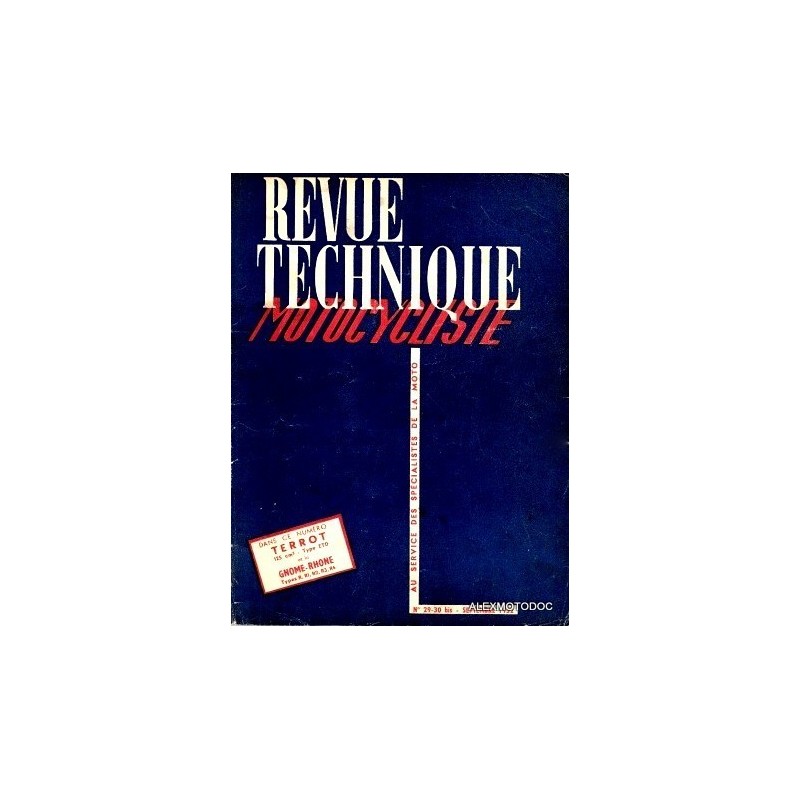 Revue technique motocycliste n° 29-30